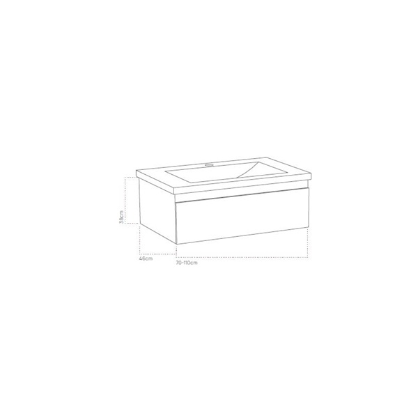 Έπιπλο νιπτήρος μπάνιου Sanitec ZEUS 90 cm ΕΠΙΠΛΑ ΝΙΠΤΗΡΩΝ Έπιπλο νιπτήρος μπάνιου Sanitec ZEUS 90 cm ΕΠΙΠΛΑ ΝΙΠΤΗΡΩΝ