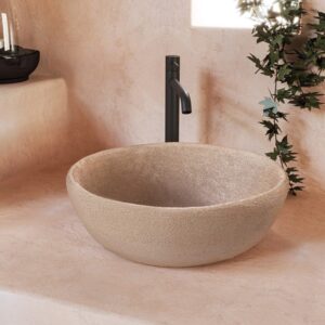 Sanitec Επικαθήμενος νιπτήρας Beige Rock 411 ΝΙΠΤΗΡΕΣ