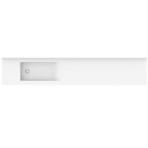 Sanitec Half wave single 703 νιπτήρας monoblock 80-150εκ ΝΙΠΤΗΡΕΣ MONOBLOCK