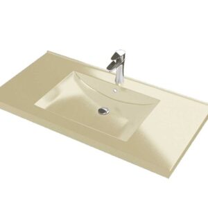 Sanitec Νιπτήρας Επικαθήμενος Alba 70×46 Ocra ΝΙΠΤΗΡΕΣ