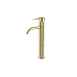 KSV Μπαταρία νιπτήρος ψηλή Deco brushed gold KSV
