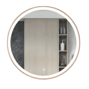 KSV Afroditi LED-Touch Καθρέφτης Rose Gold Φ60 cm ΚΑΘΡΕΦΤΕΣ