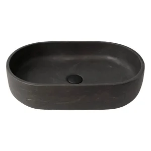 KSV Natural Stone Black Επιτραπέζιος Νιπτήρας 50x34x12 cm ΝΙΠΤΗΡΕΣ