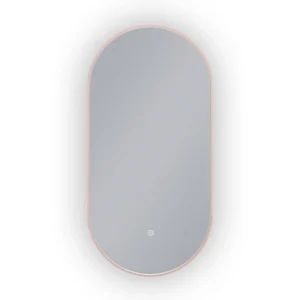 KSV Oval LED-Touch Καθρέφτης Rose Gold 60×80 cm ΚΑΘΡΕΦΤΕΣ