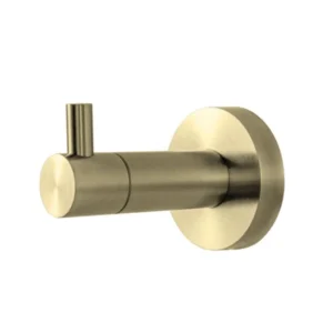 KSV REA Brushed Gold Μονό Άγκιστρο ΑΞΕΣΟΥΑΡ ΜΠΑΝΙΟΥ