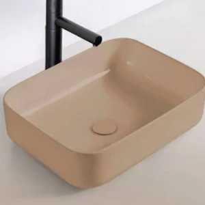 KSV Space Taupe Matt Επιτραπέζιος Νιπτήρας 51x40x13,5cm ΝΙΠΤΗΡΕΣ